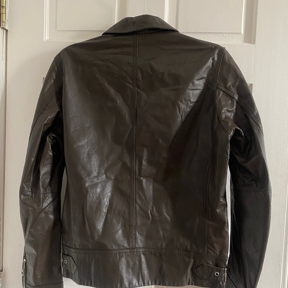 NANO UNIVERSE LEATHER JACKET - Picture 4 of 12